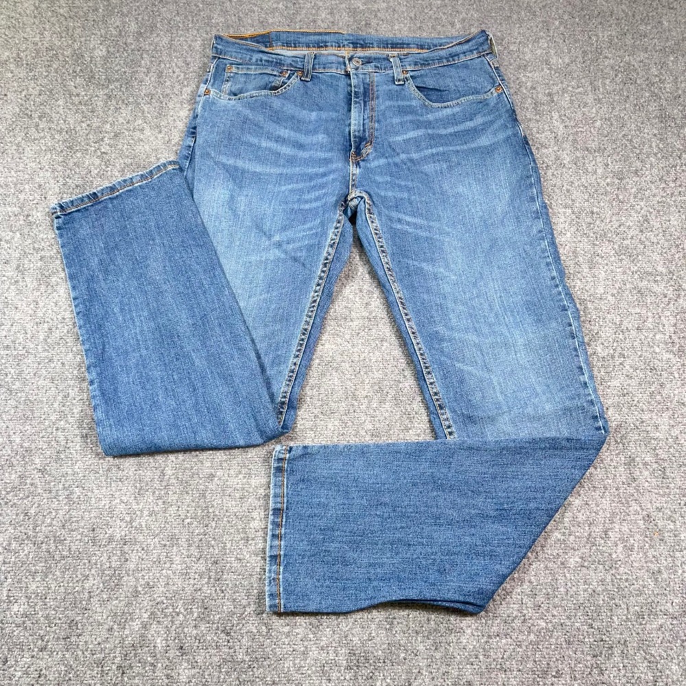 Levi's 559 Relaxed Straight Jeans Mens 34x34 WaterLess Stretch Blue Denim Loose